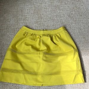 MADEWELL/Mustard Yellow mini skirt/Small